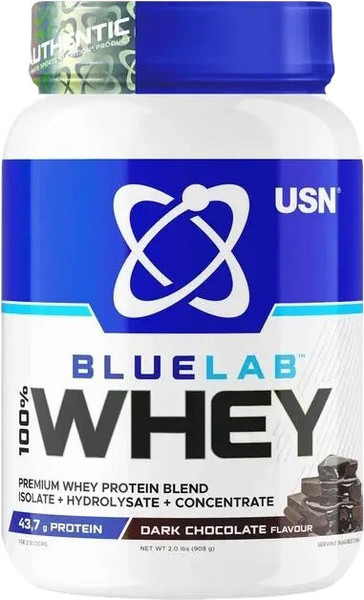 Изображение товара Протеин USN Blue Lab Whey (908г, темный шоколад)
