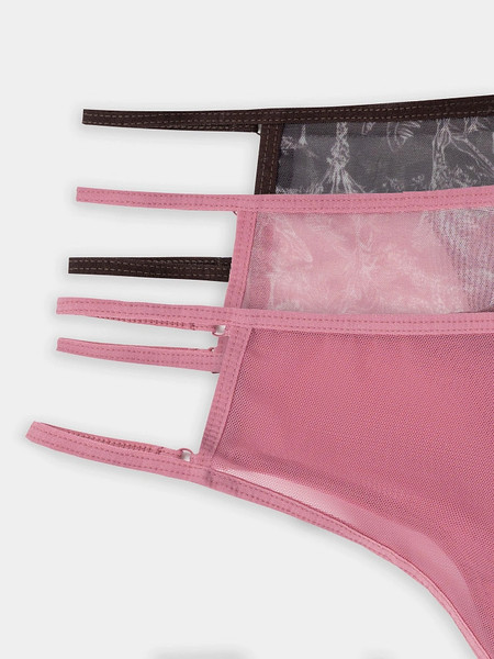 Изображение товара Комплект женских трусов Mark Formelle 412438-3 (р.94, веточки на розовом)