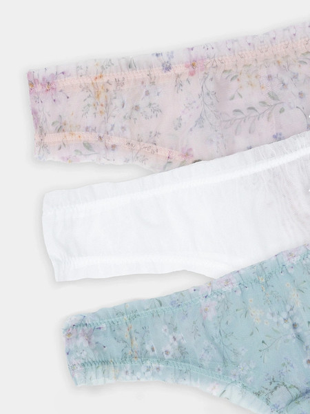 Изображение товара Комплект женских трусов Mark Formelle 412479-3 (р.90, веточки на молочном)