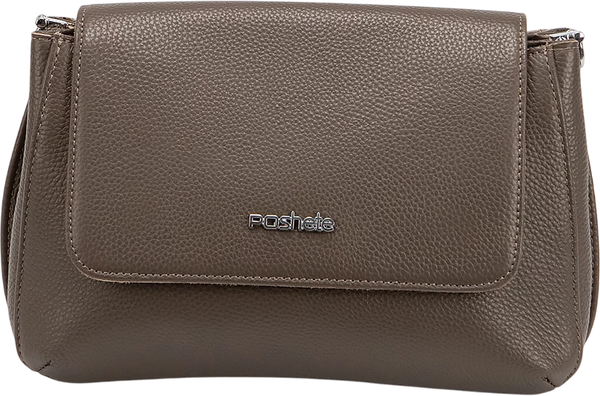 Изображение товара Сумка Poshete 892-H8394OL-DCF (темный кофейный)