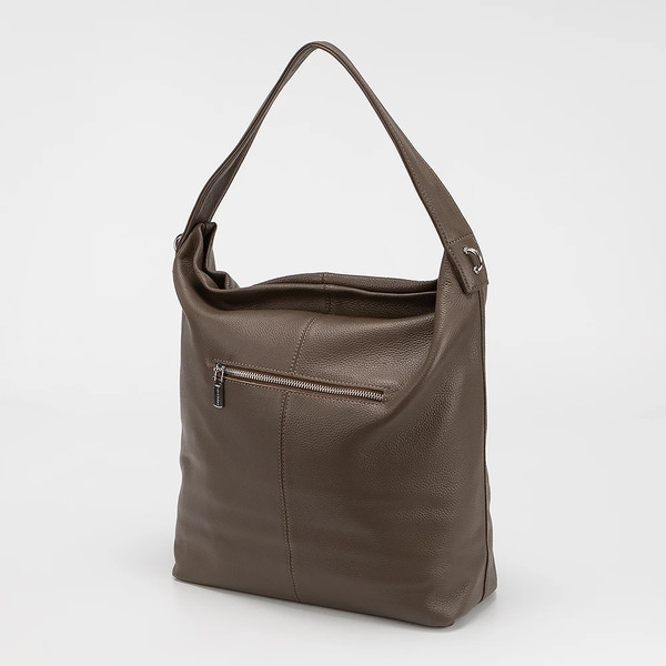 Изображение товара Сумка Poshete 892-H8441H-DCF (темный кофейный)