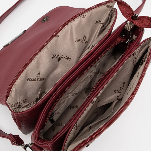 Изображение товара Сумка Passo Avanti 855-9310-3-BRD (бордовый)