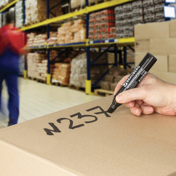 Изображение товара Маркер перманентный Brauberg 151224 (черный)