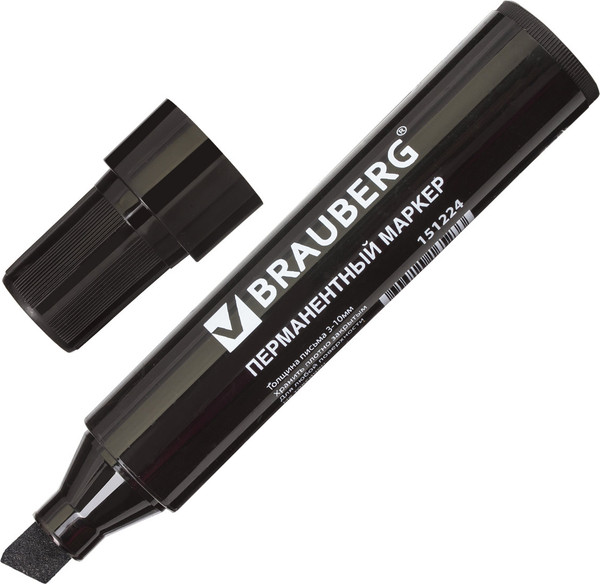 Изображение товара Маркер перманентный Brauberg 151224 (черный)