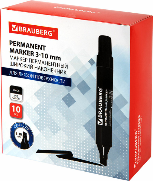Изображение товара Маркер перманентный Brauberg 151224 (черный)