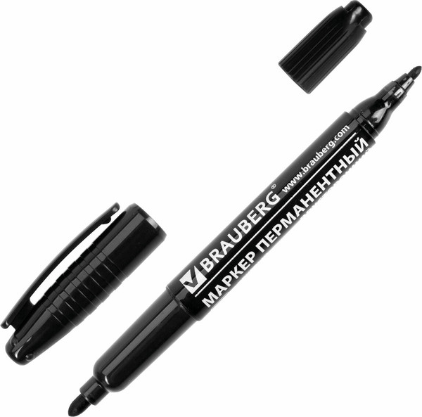Изображение товара Маркер перманентный Brauberg 150836 (черный)