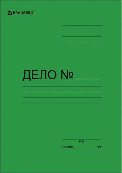 Изображение товара Папка для бумаг Brauberg 121519 (зеленый)
