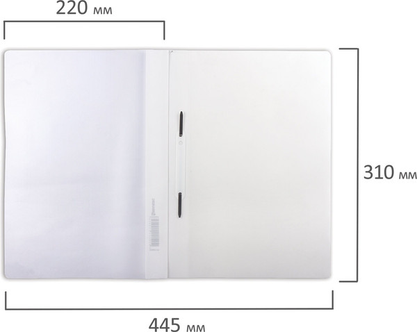 Изображение товара Папка для бумаг Brauberg 226585 (белый)