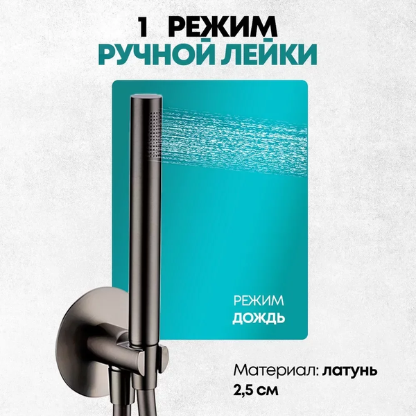 Изображение товара Душевая система со смесителем Grocenberg  GB5090BG
