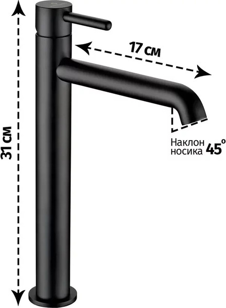 Изображение товара Смеситель Grocenberg  GB3029BL