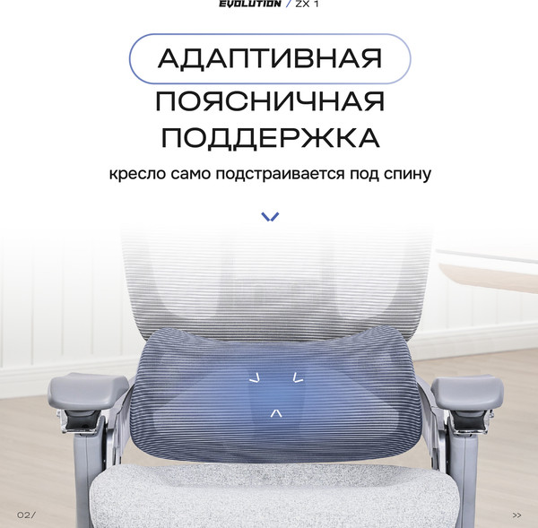 Изображение товара Кресло геймерское Evolution ZX 1