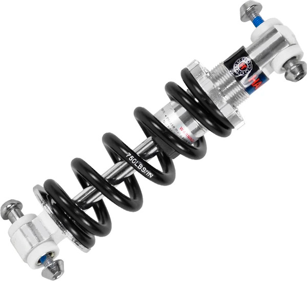 Изображение товара Амортизатор для велосипеда Juchuang Hao Tai 750LBS/IN 165 / HQ-0013861 (задний, серебристый/черный)