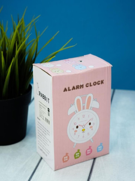 Изображение товара Настольные часы ILikeGift Cute Rabbit / 17138-04 (розовый)
