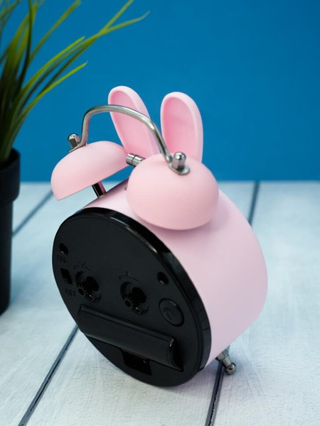 Изображение товара Настольные часы ILikeGift Cute Rabbit / 17138-04 (розовый)