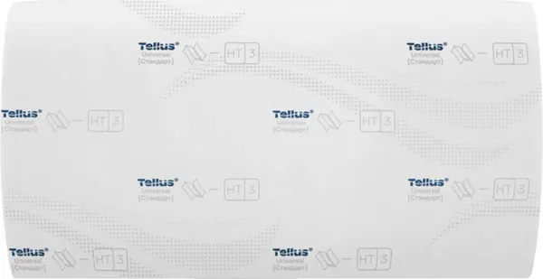 Изображение товара Бумажные полотенца Tellus Синглфолд Стандарт 1 слой / 120108 (250 листов)