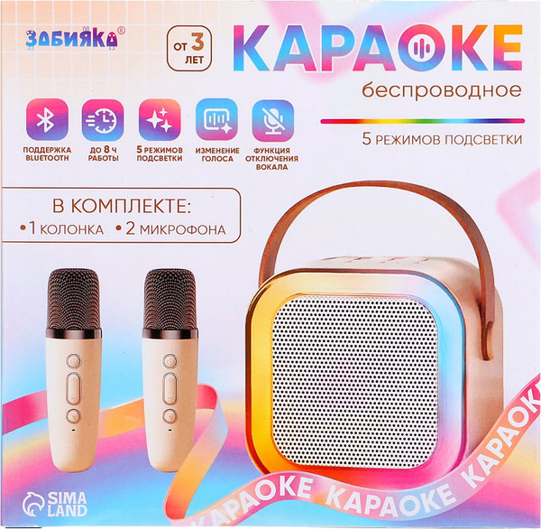 Изображение товара Музыкальная игрушка Zabiaka Караоке детское / 10714915