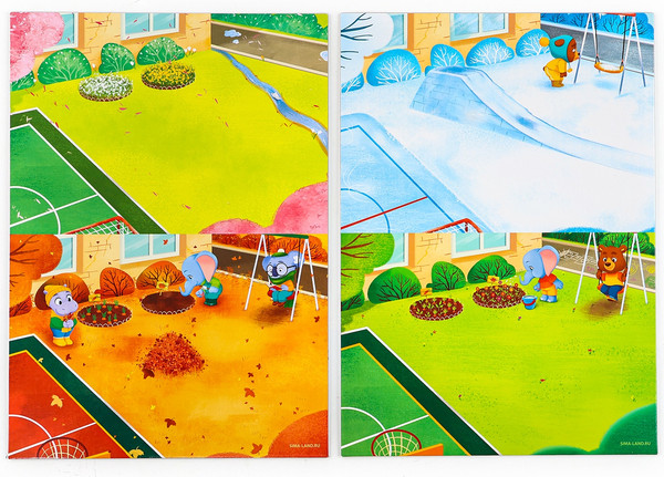 Изображение товара Развивающая игра Школа талантов Времена года / 10326647