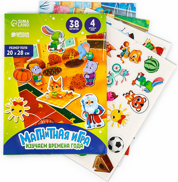 Изображение товара Развивающая игра Школа талантов Времена года / 10326647