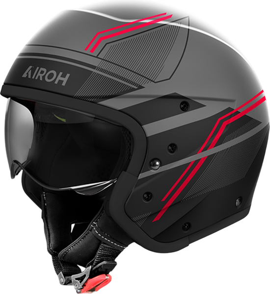 Изображение товара Мотошлем Airoh J110 Slim J1S55-S (S, красный матовый)