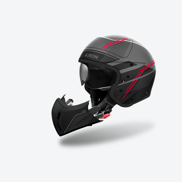 Изображение товара Мотошлем Airoh J110 Slim J1S55-XXL (XXL, красный матовый)