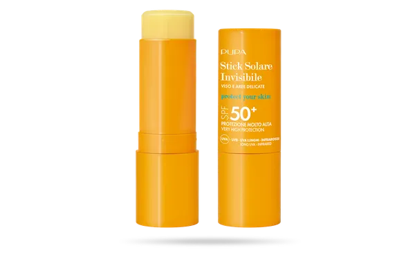 Изображение товара Стик солнцезащитный Pupa Invisible для лица и чувствительных участков кожи SPF 50+ (12мл)
