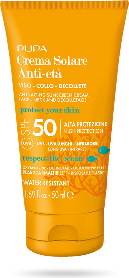 Изображение товара Крем солнцезащитный Pupa Anti-Aging Sunscreen Cream SPF 50 (50мл)