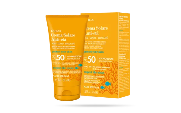 Изображение товара Крем солнцезащитный Pupa Anti-Aging Sunscreen Cream SPF 50 (50мл)