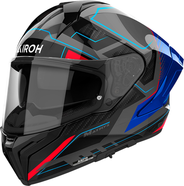 Изображение товара Мотошлем Airoh Matryx Rocket MXRK18-XL (XL, синий/красный глянец)