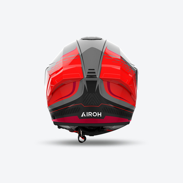 Изображение товара Мотошлем Airoh Matryx Rocket MXRK55-L (L, красный флуоресцентный глянец)