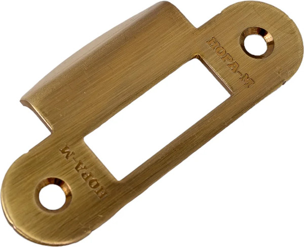 Изображение товара Ответная планка Нора-М 504.18 с заходом (старая медь)