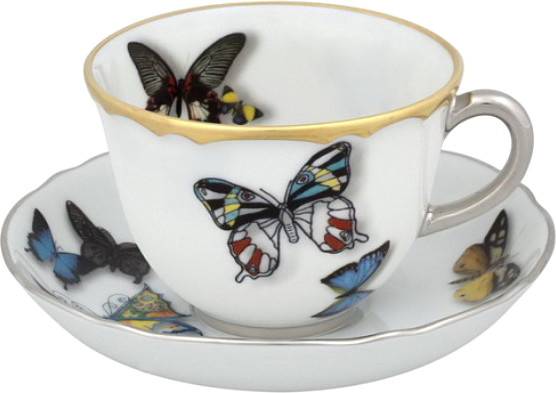 Изображение товара Чашка с блюдцем Vista Alegre Butterfly Parade 21117740