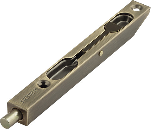 Изображение товара Шпингалет торцевой Нора-М Ригель 5 1/2" (старая бронза, хедер)