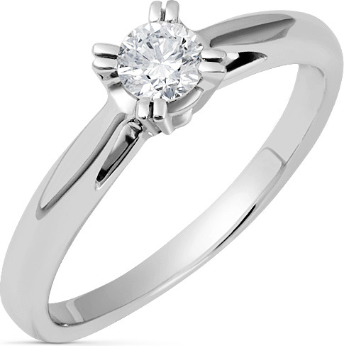 Изображение товара Кольцо из белого золота Кристалл CC09700226773 0002 (р.16, с фианитом)