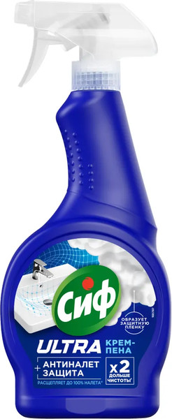 Изображение товара Чистящее средство для ванной комнаты Cif Ultra Антиналет (500мл)