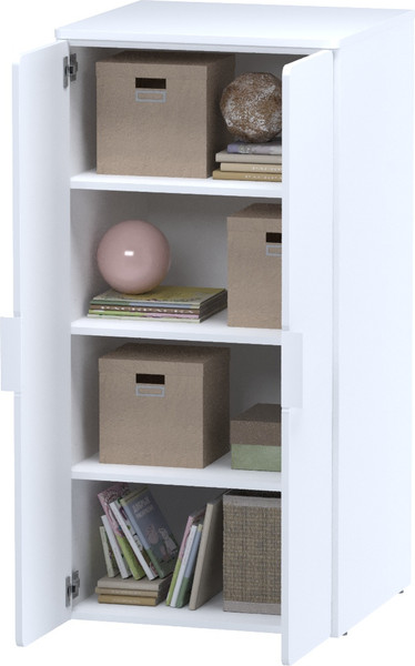 Изображение товара Шкаф Mebelain Пикси 120 Три полки (робкий подснежник)