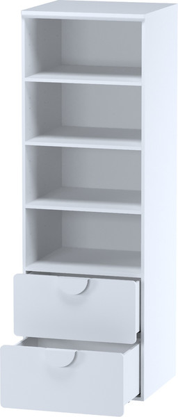 Изображение товара Стеллаж Mebelain Пикси Два выдвижных ящика (робкий подснежник)