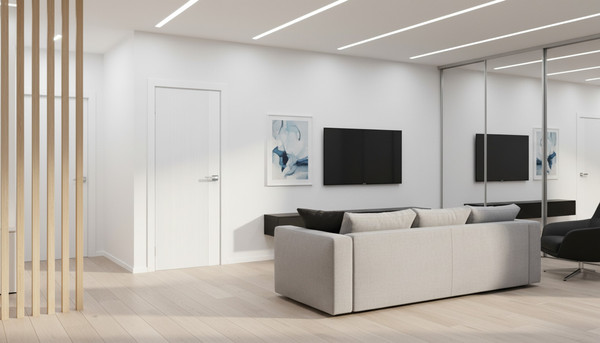 Изображение товара Дверь межкомнатная Юни Эмаль ПГ 29 60x200 (белый)