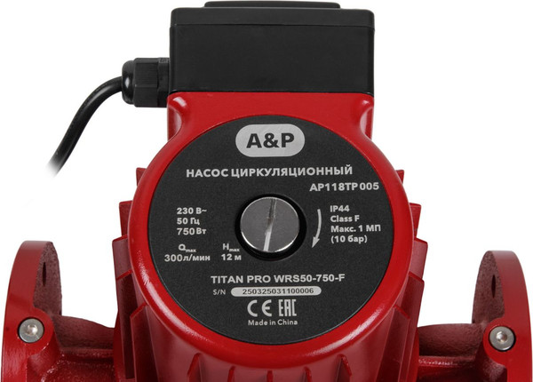 Изображение товара Циркуляционный насос A&P Titan Pro WRS50-750-F / AP118TP005