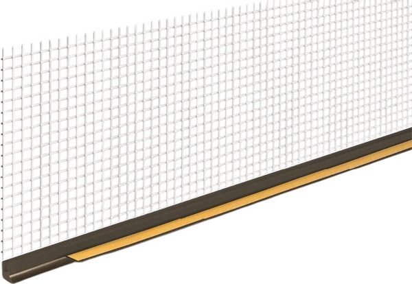 Изображение товара Профиль примыкающий оконный Profigips Черный с сеткой 6мм 2.4м
