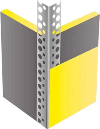 Изображение товара Уголок штукатурный Profigips Алюминиевый перфорированный 25х25x3000мм 0.25мм