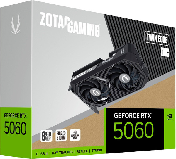 Изображение товара Видеокарта Zotac RTX 5060 Twin Edge 8GB (ZT-B50600H-10M)