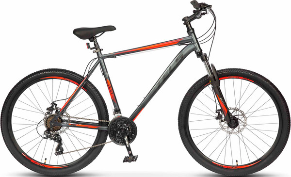 Изображение товара Велосипед STELS Navigator-700 MD 27.5 (19, серый/красный, разобранный, в коробке)