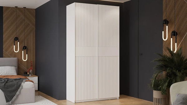 Изображение товара Шкаф-купе ТриЯ Оскар Тиффани Т2 1200 / 282707 (белая/белый снег/белый софт)