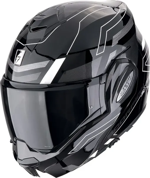 Изображение товара Мотошлем Scorpion Exo Exo-Tech Evo Conquer (M, черный/белый)