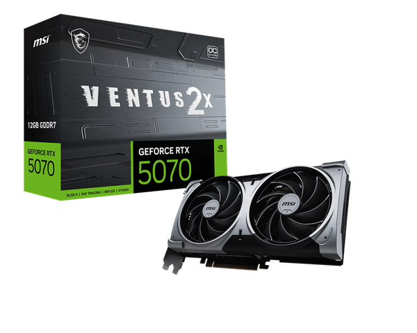 Изображение товара Видеокарта MSI RTX 5070 12G Ventus 2X OC