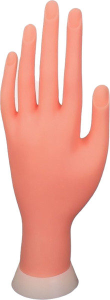 Изображение товара Рука тренировочная для маникюра Queen Fair С гнущимися пальцами / 5222108 (бежевый)