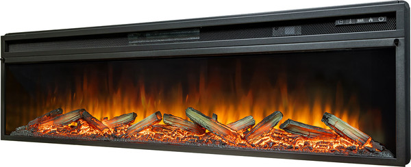 Изображение товара Каминокомплект Смолком Galaxy V60 Vision 60 LOG LED (серый графит/черный)