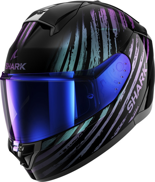 Изображение товара Мотошлем Shark Helmets Ridill 2 Assya / HE1120E-KXK-M (M, черный/фиолетовый)
