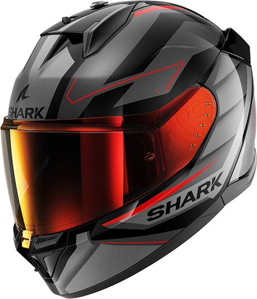 Изображение товара Мотошлем Shark Helmets D-Skwal 3 Sizler / HE0922E-KAR-XS (XS, черный/серый/красный)