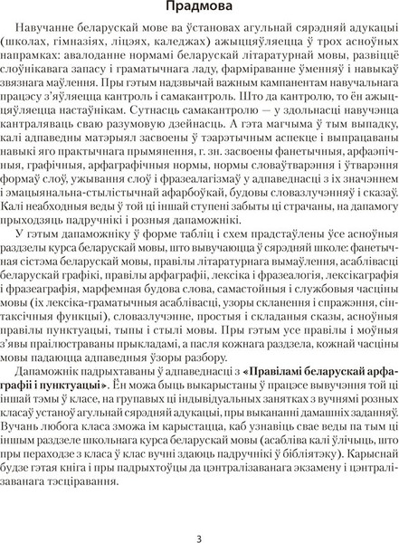 Изображение товара Учебное пособие Аверсэв Беларуская мова ў табл. i схем. для школ. 2025, мягкая обложка (Красней Виктор)